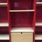 Italian Freestanding Red Enamelled Metal Bookcase by Arflex, 1970s 7
