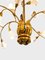 Mid-Century Italian Brass and Metal Ceiling Lamp by Angelo Lelii, 1950s 3