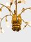 Mid-Century Italian Brass and Metal Ceiling Lamp by Angelo Lelii, 1950s, Image 3