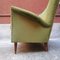 Italian Velvet Green Sofa in the Manner of Gio Ponti, 1940s 5