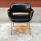 Italienische Sessel aus schwarzem Kunstleder von Cassina, 1960er 7