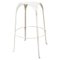 Liberty Italian White Wrought Iron High Stool, 1920s 1