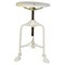 Early 20th Century Italian White High Three Legged Stool, 1930s, Image 1