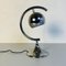 Mid-Century Modern Italian Chrome Table Lamp with Semi-Circular Structure, 1970s, Image 4