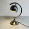 Mid-Century Modern Italian Chrome Table Lamp with Semi-Circular Structure, 1970s, Image 5