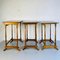 Italian Rectangular Light Wood Tables with Shapely Legs, 1900s, Set of 3, Image 8