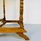 Italian Rectangular Light Wood Tables with Shapely Legs, 1900s, Set of 3, Image 10