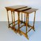 Italian Rectangular Light Wood Tables with Shapely Legs, 1900s, Set of 3, Image 7