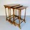 Italienische Rechteckige Tische aus Hellem Holz mit Formschönen Beinen, 1900er, 3er Set 7