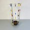 Mid-Century Modern Italian Acrylic Glass Umbrella Stand with Bronze Bowl, 1980s, Image 4