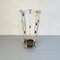 Mid-Century Modern Italian Acrylic Glass Umbrella Stand with Bronze Bowl, 1980s 3