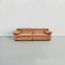 Mid-Century Italian Erasmo Brown Leather Sofa by Afra and Tobia Scarpa for B&b, 1980s, Set of 8 7