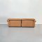 Mid-Century Italian Erasmo Brown Leather Sofa by Afra and Tobia Scarpa for B&b, 1980s, Set of 8, Image 9