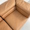 Mid-Century Italian Erasmo Brown Leather Sofa by Afra and Tobia Scarpa for B&b, 1980s, Set of 8, Image 14