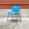 Mid-Century Italian Blue Chairs by Giancarlo Piretti for Castelli / Anonima Castelli, 1965, Set of 4, Image 7