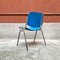 Blaue italienische Mid-Century Stühle von Giancarlo Piretti für Castelli / Anonima Castelli, 1965, 4er Set 6