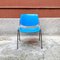 Mid-Century Italian Blue Chairs by Giancarlo Piretti for Castelli / Anonima Castelli, 1965, Set of 4 5