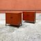 Mid-Century Modern Italian Teak Sideboards with Metal Details, 1960s, Set of 2 2