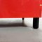 Mid-Century Italian Red 4602 Chest of Drawers by Fussell for Kartell, 1970s 11