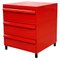 Mid-Century Italian Red 4602 Chest of Drawers by Fussell for Kartell, 1970s, Image 1