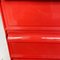 Mid-Century Italian Red 4602 Chest of Drawers by Fussell for Kartell, 1970s 10