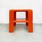 Table Gatti Space Age en Plastique Orange par Mario Bellini pour B&B, Italie, 1970s, Set de 2 7