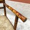 Antique Italian Colonial Bamboo and Original Fabric Chair with Armrests, 1910s, Image 10