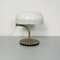 Mid-Century Modern Italian Acrylic Glass Table Lamp with Chromed Base, 1970s, Image 4