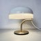 Mid-Century Modern Italian Acrylic Glass Table Lamp with Chromed Base, 1970s, Image 8