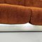 Italienisches Mid-Century Sofa aus Samt & Stahl, 1970er 10