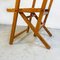 Mid-Century Modern Italian Solid Wood Multi Colored Fabric Folding Chair, 1960s 16