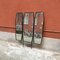 Espejo de pared italiano Mid-Century octogonal de metal con puertas que se cierran, años 50, Imagen 5