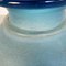 Mid-Century Modern Italian Aquamarine Blue Glass Vase with Geometric Shapes,1960s 6