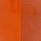 Moderne italienische Mid-Century Tischlampe aus orangefarbenem Metallblech, 1970er 8