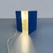 Mid-Century Modern Italian Light Blue Sheet Metal Table Lamp, 1970s, Image 2