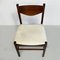Mid-Century Modern Italian Wooden Chair with Leather Square Seat, 1960s 5