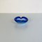 Mid-Century Modern Italian Blue Murano Glass Oval Object Holder, 1970s 7