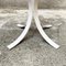 Space Age Italian White Curved Steel Base for Round Top Table, 1970s, Image 7