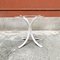 Space Age Italian White Curved Steel Base for Round Top Table, 1970s, Image 3
