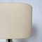 Mid-Century Modern Italian Travertine Table Lamp with Cotton Lampshade, 1970s 9