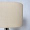 Mid-Century Modern Italian Travertine Table Lamp with Cotton Lampshade, 1970s, Image 9