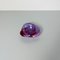 Mid-Century Modern Italian Purple Glass Ashtray with Irregular Shape, 1970s 5