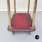 Carrello Mid-Century moderno rosso, anni '60, Immagine 4