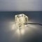 Lampade da comodino Mid-Century moderne in vetro spesso trasparente, Italia, anni '80, Immagine 11