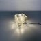 Mid-Century Modern Italian Thick Transparent Glass Bedside Lamps, 1980s, Set of 2 11