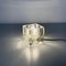 Lampes de Chevet Mid-Century en Verre Transparent Épais, Italie, 1980s, Set de 2 12
