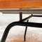 Mid-Century Modern Italian Metal and Wood Extendable Table, 1960s, Image 12