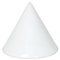 Mid-Century Modern Italian Conical Table Lamp with Double Opal Glass, 1970s, Image 1