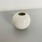 Small Mid-Century Modern Italian White Ceramic Vase, 1970s 7