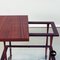 Mid-Century Modern Italian Wood and Glass Food Cart, Image 6